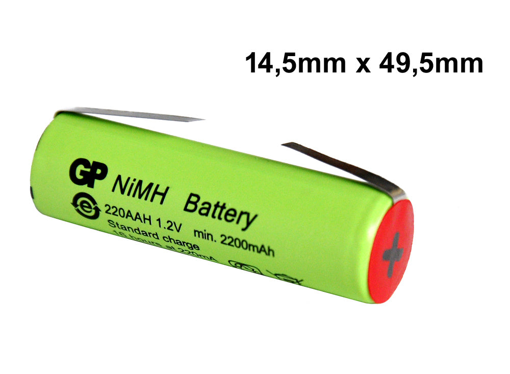 Battery ORAL B 14,5x49,5 GP toothbrush battery Kind rechargeable battery