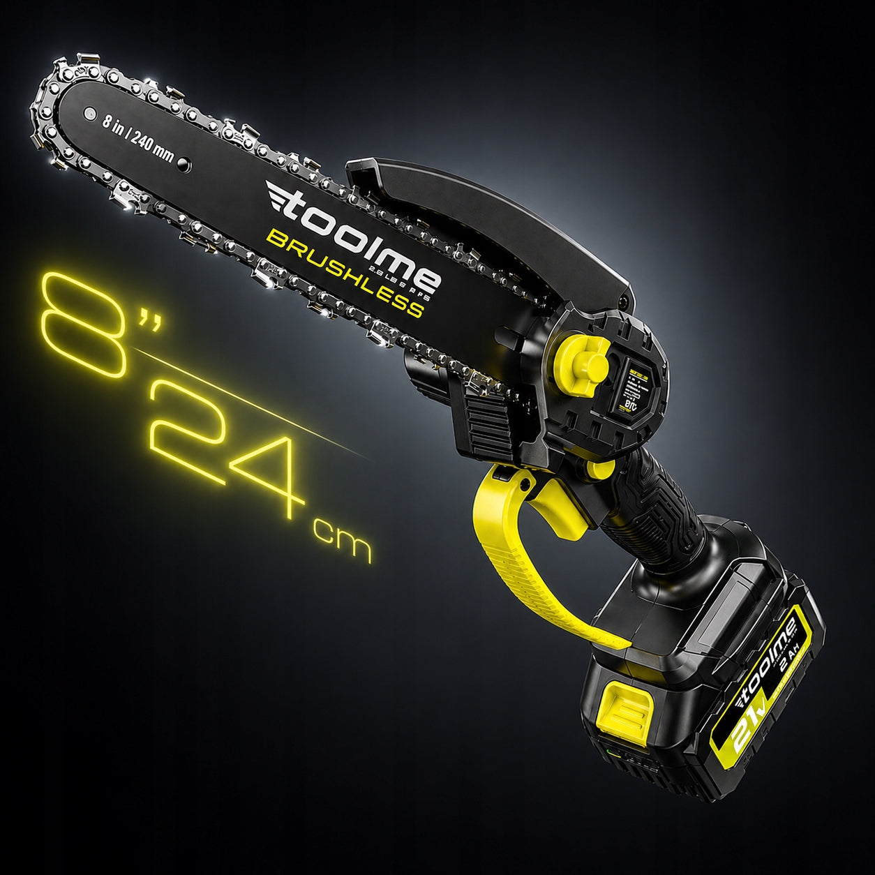 Battery Operated Accumulating Saw Branch Saw 2xAKU 2x Guides TM300 Packaging status original