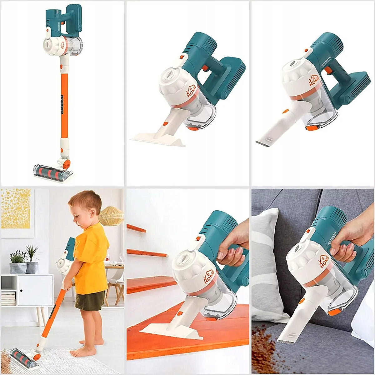 Battery Operated Children's VACUUM CLEANER VERTICAL SUCTION FUNCTION Brand Dromader