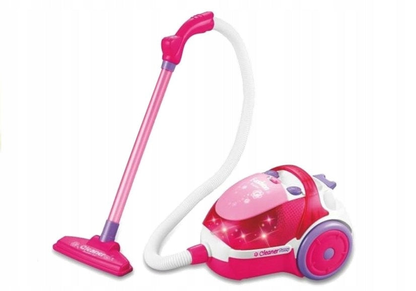 Battery Operated Toy Vacuum Cleaner with Sound and Light 26 cm for Kids Material plastic