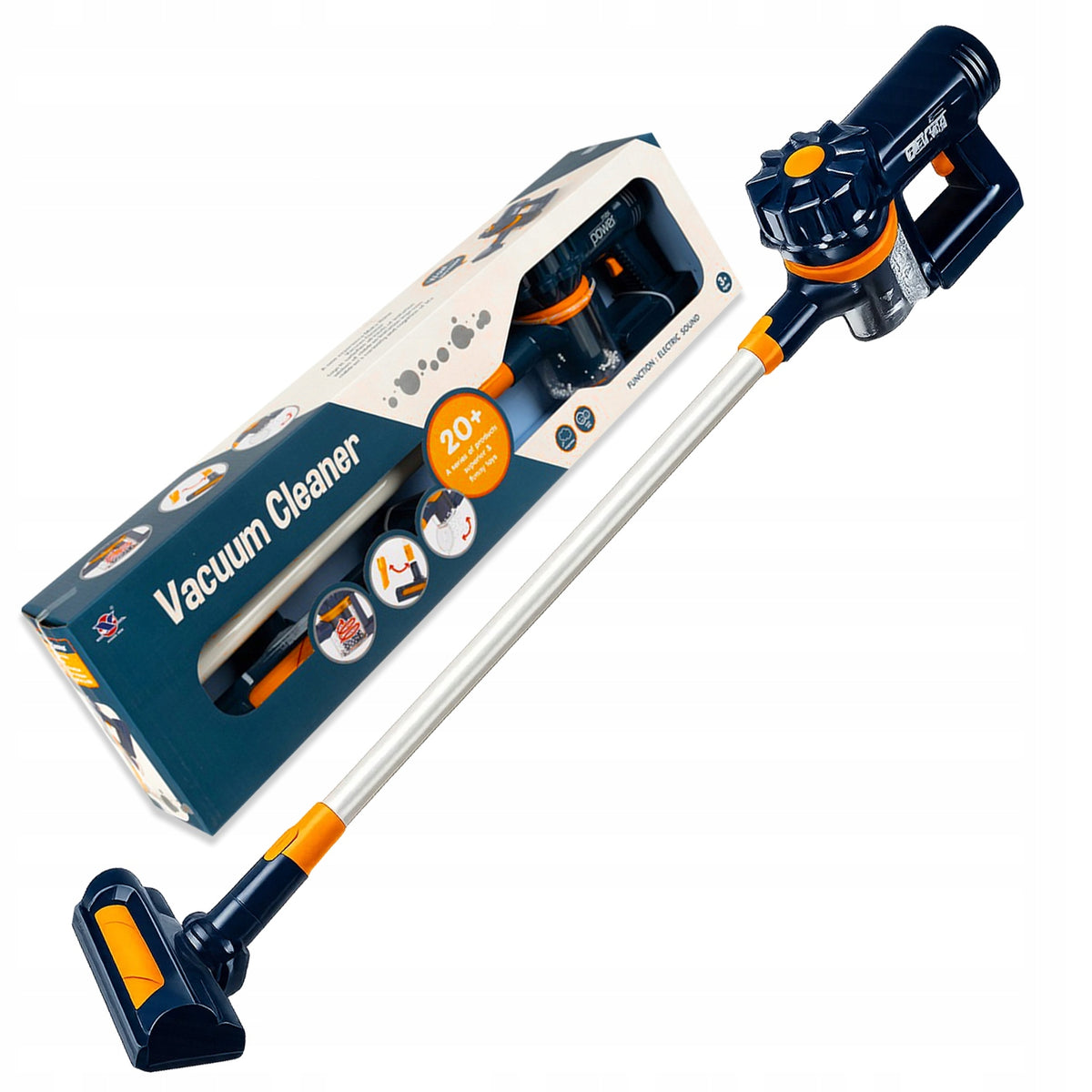 Battery Operated Vertical VACUUM CLEANER for Kids 2in1 Vertical Handheld Vacuums Sound
