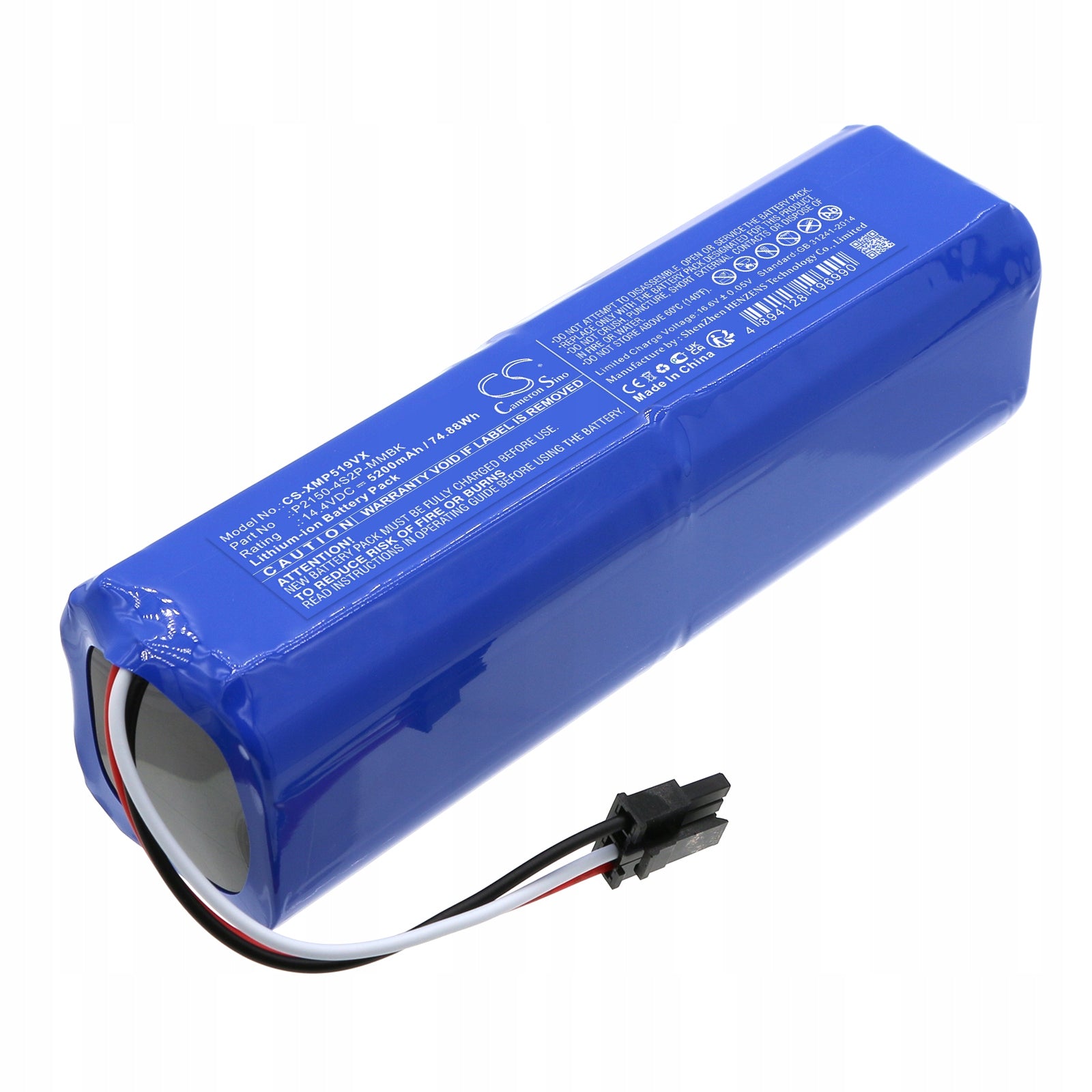 Battery P2150-4S2P-MMBK for Dreame D10s L10 L10s Pro Xiaomi 34264