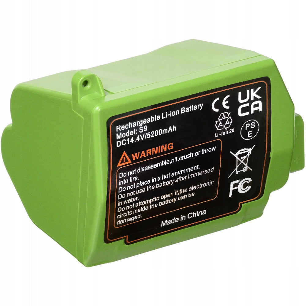 Battery Rechargeable Battery for iRobot Roomba S9 S9+ ABL-B 5200mAh Li-ion Vacuum Cleaner Manufacturer code 10093