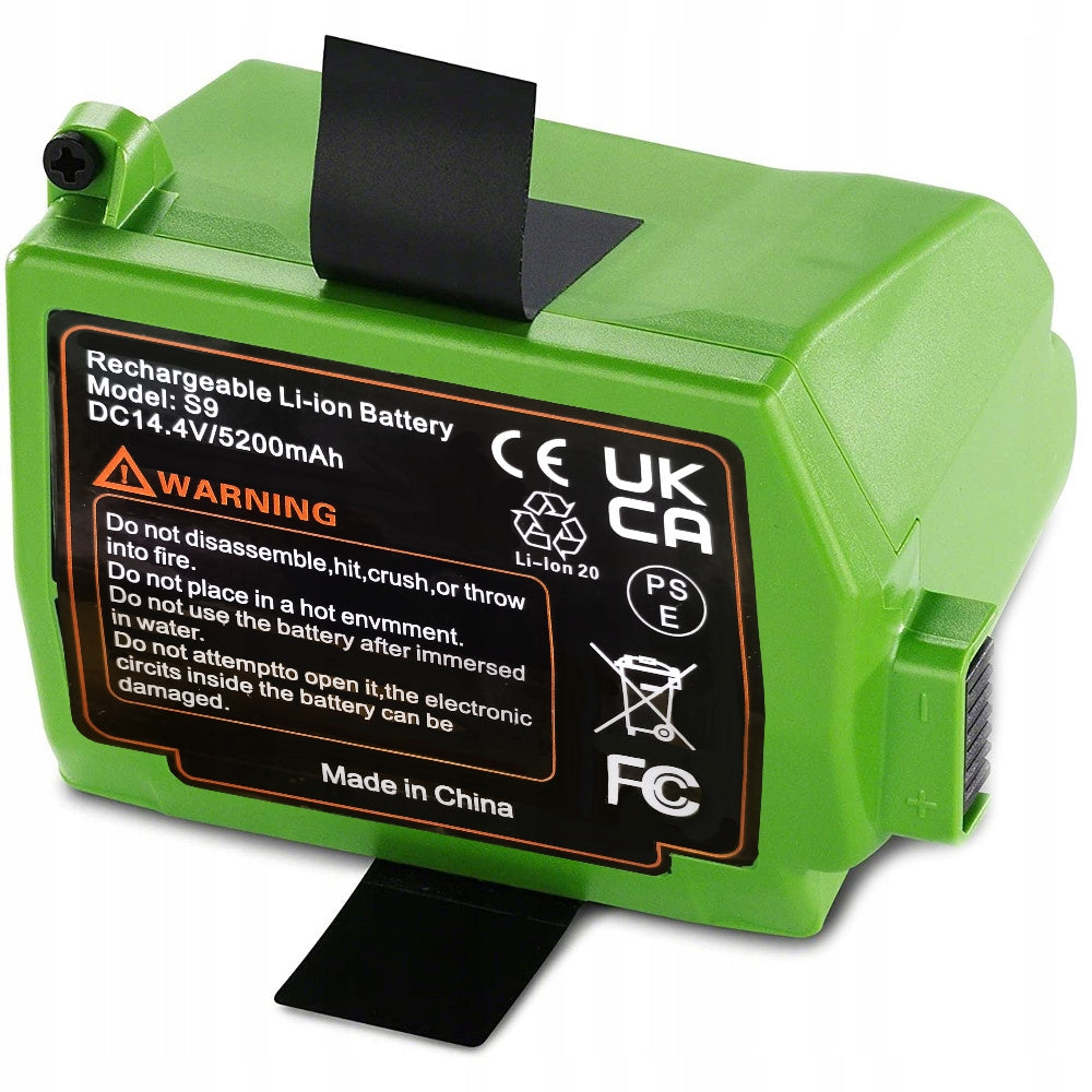 Battery Rechargeable Battery for iRobot Roomba S9 S9+ ABL-B 5200mAh Li-ion Vacuum Cleaner Packaging status original