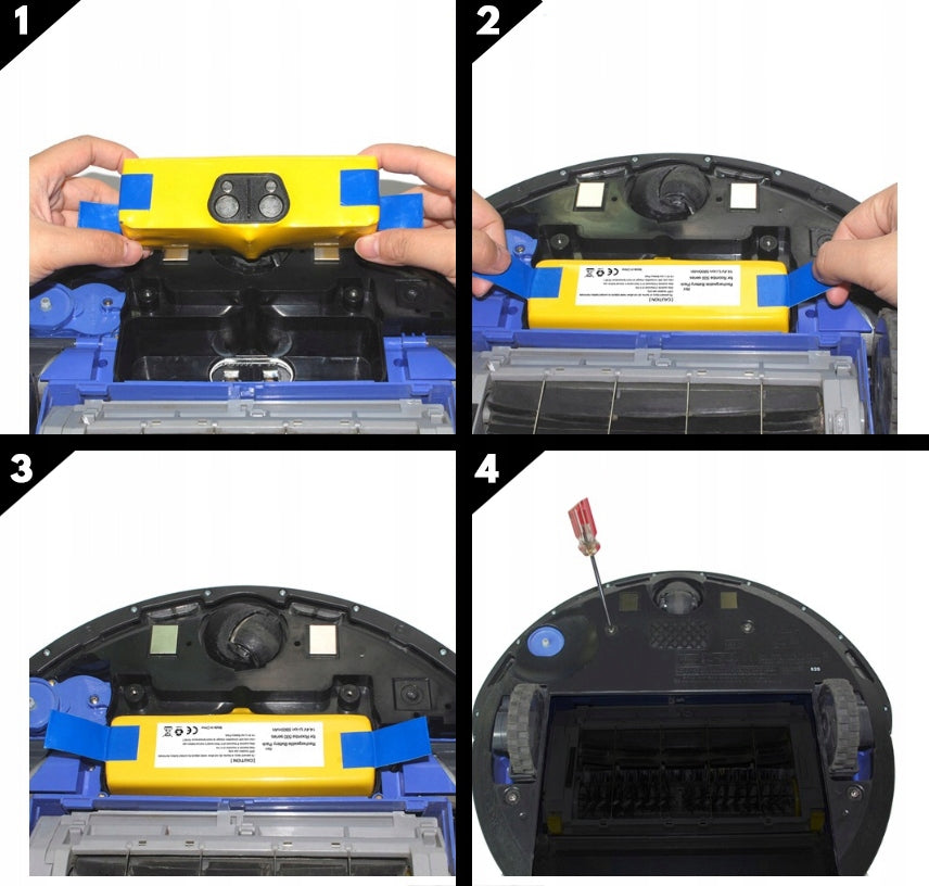 Battery Rechargeable Battery for iRobot Roomba Series 500 600 700 800 900 5000mAh Ni-MH Manufacturer code 59452147
