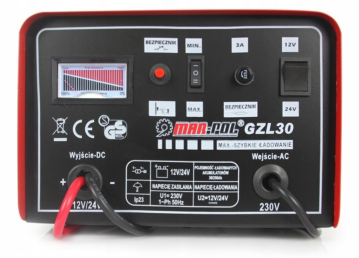 Battery Rectifier Fast Charging 30-250 Ah Maximum amperage 20 A