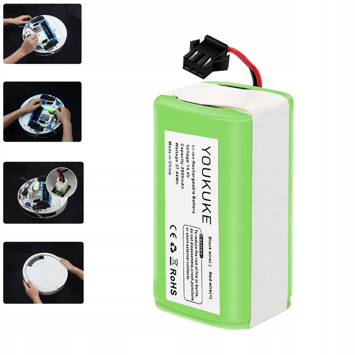 Battery Replacement Battery 14.4V 2600MAH For Vacuum Cleaners | UNIVERSAL!