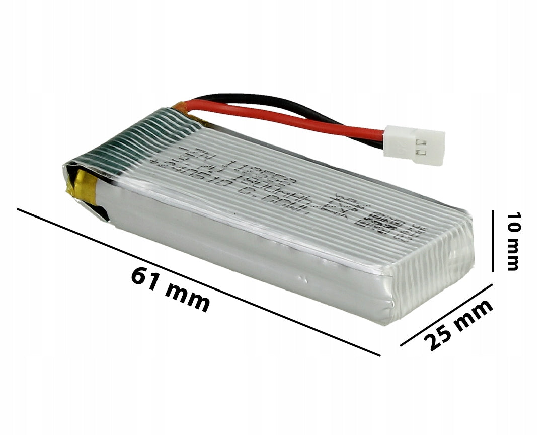 Battery Spare Battery Additional for Drone 1800mAh 61x25x10mm type Molex Brand Stator