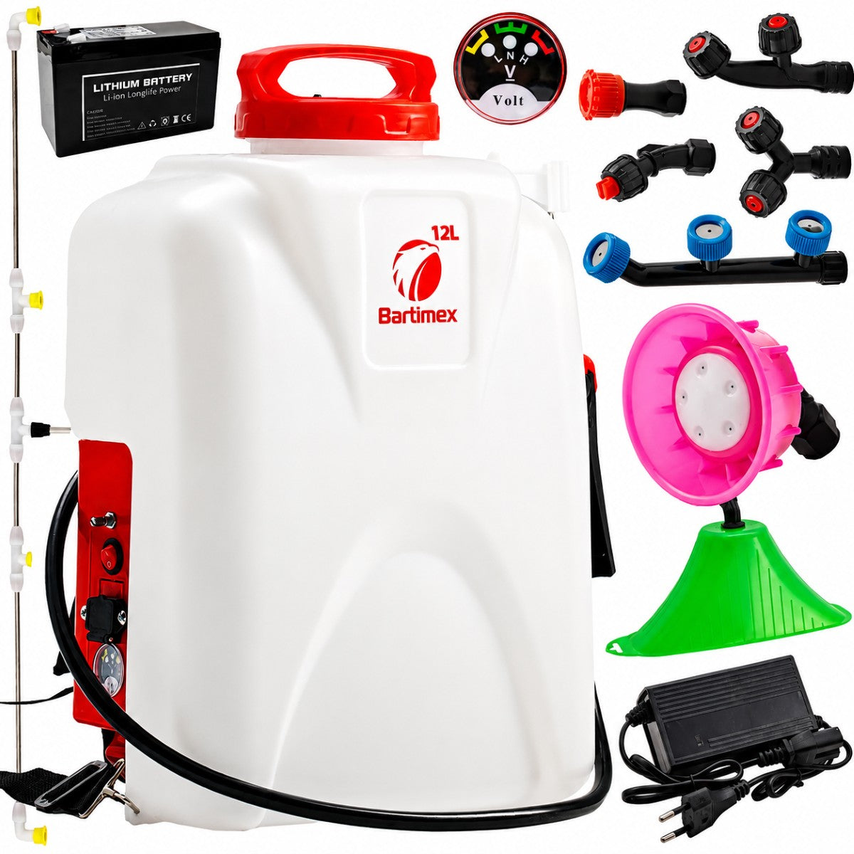 Battery Sprayer Electric Sprayer 12L Pressure Backpack