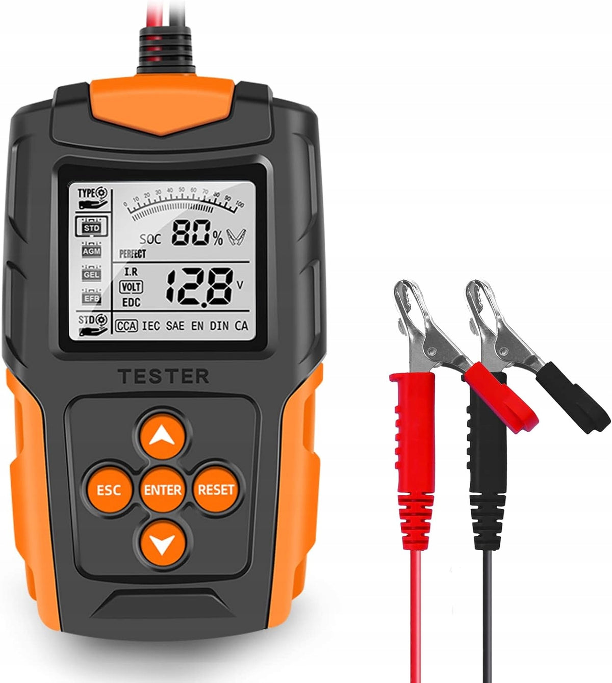Battery Tester 12V 24V DIGITAL FOXSUR FBT200 3Ah - 200Ah Manufacturer code FBT200