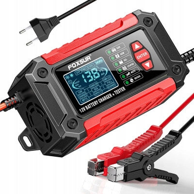 Battery Tester + Car Rectifier for 12V 6A AMG 2in1 Batteries Product weight with unit packaging 1 kg