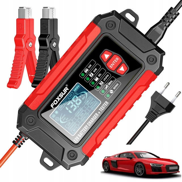 Battery Tester + Car Rectifier for 12V 6A AMG 2in1 Batteries