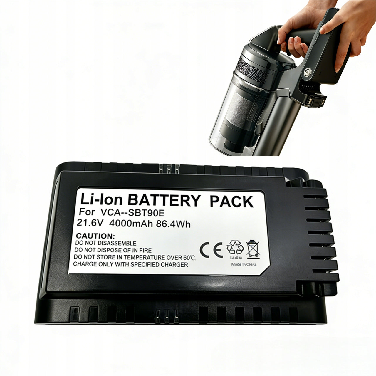 Battery VCA-SBTA60 for Samsung Jet 60 / Jet 65 / Jet 75E