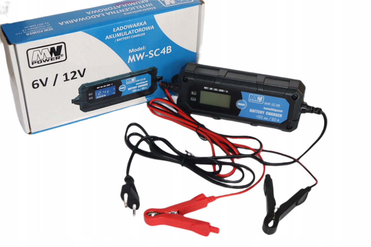 Battery charger MW-SC4B 6V 12V automatic with regeneration