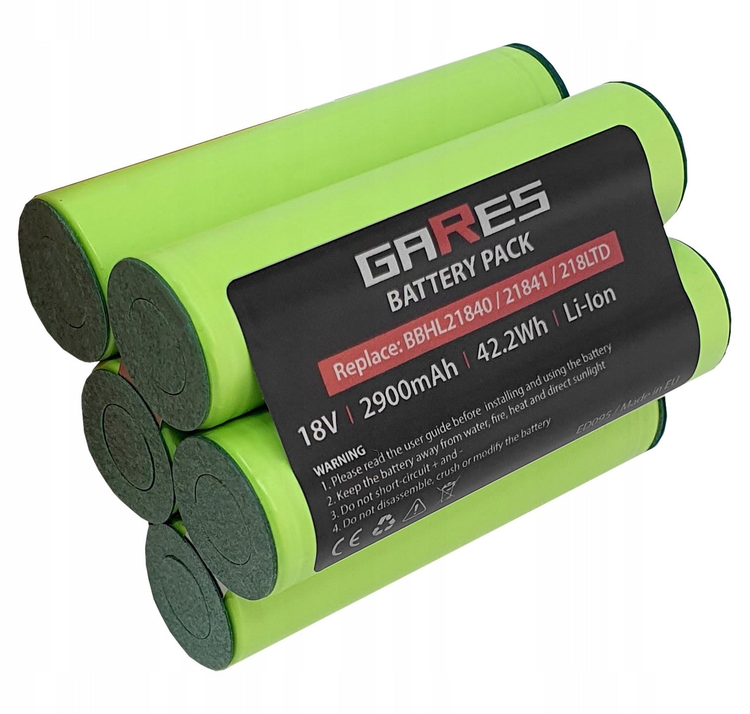 Battery for Bosch BBHL218LTD 908BPV180 18V 2,9Ah