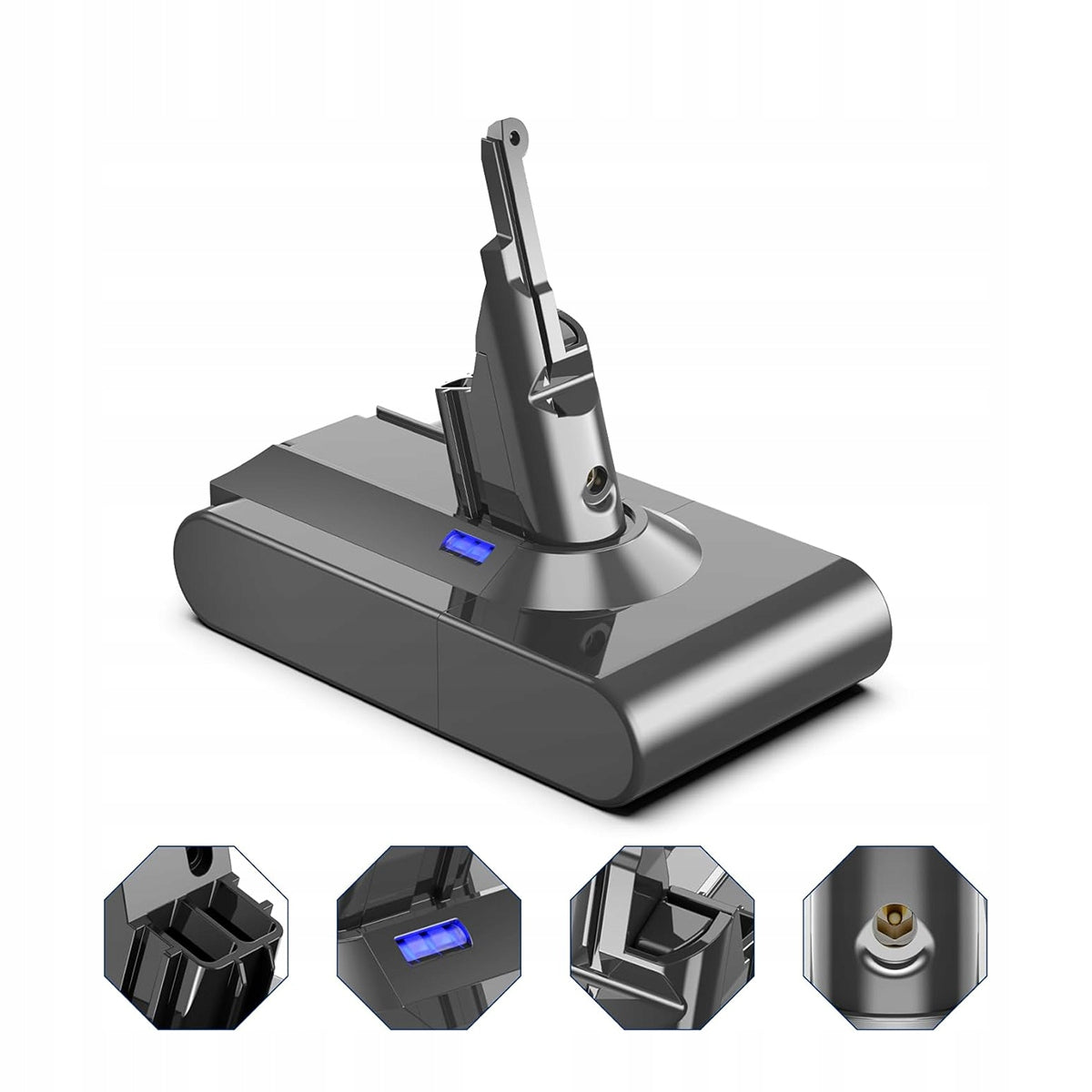 Battery for Dyson V8 SV10 Battery 6000Mah Batteries included yes