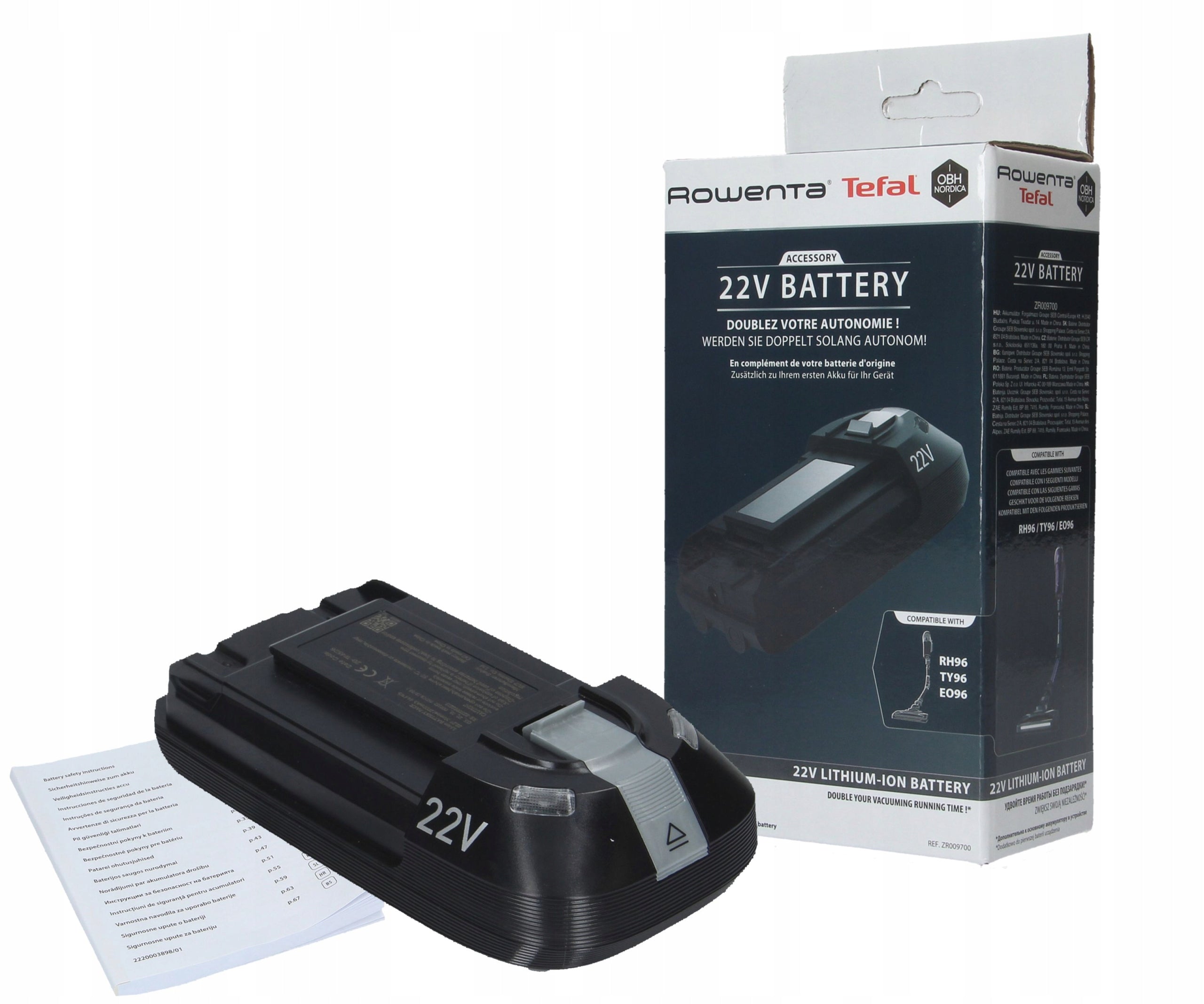 Battery for TEFAL X-Force Flex 8.60 vacuum cleaner
