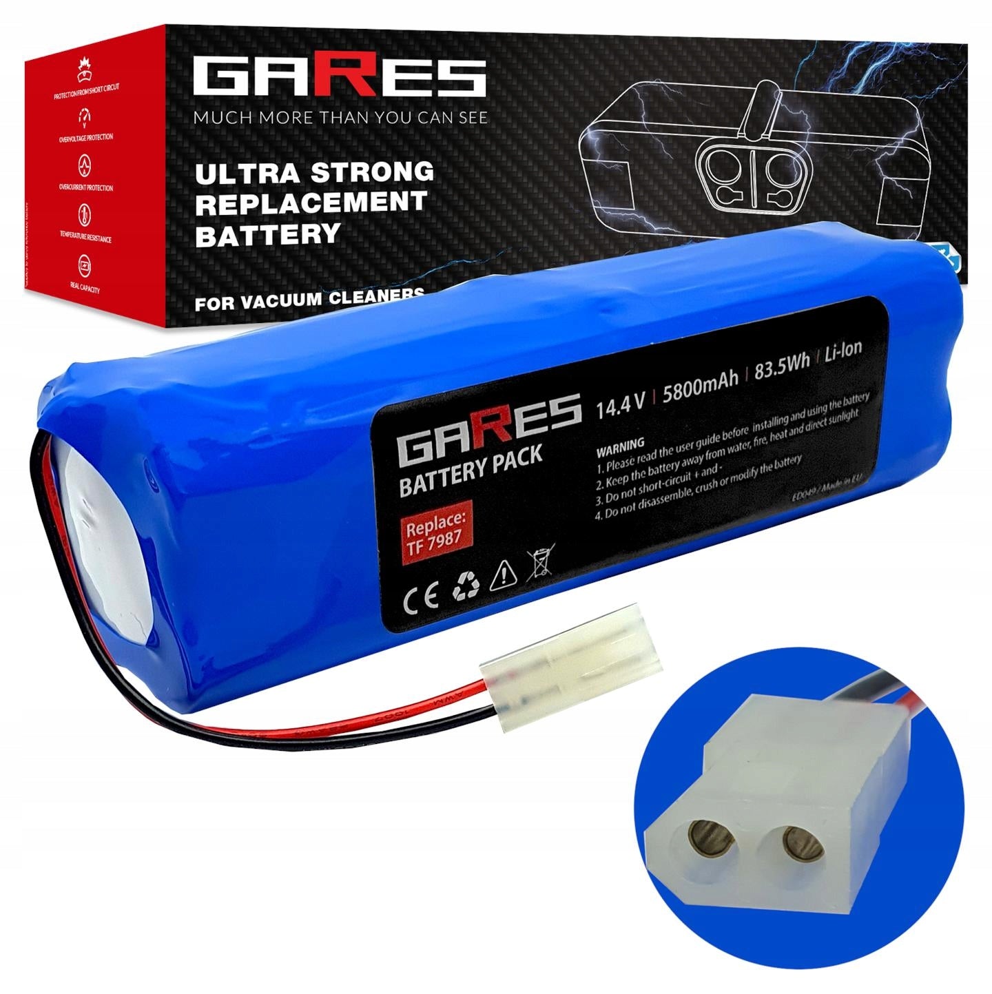 Battery for Tefal Serie 95 RG7987 RG7975WH 14,4V 5,8Ah