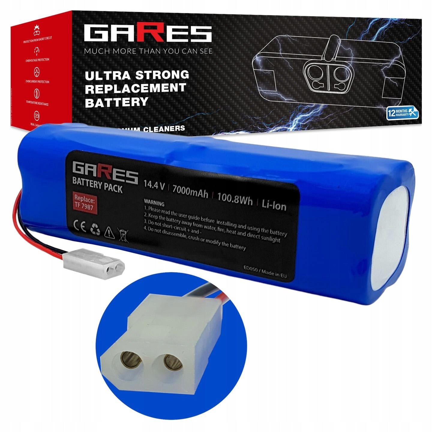 Battery for Tefal Serie 95 RG7987 RG7975WH 14,4V 7Ah