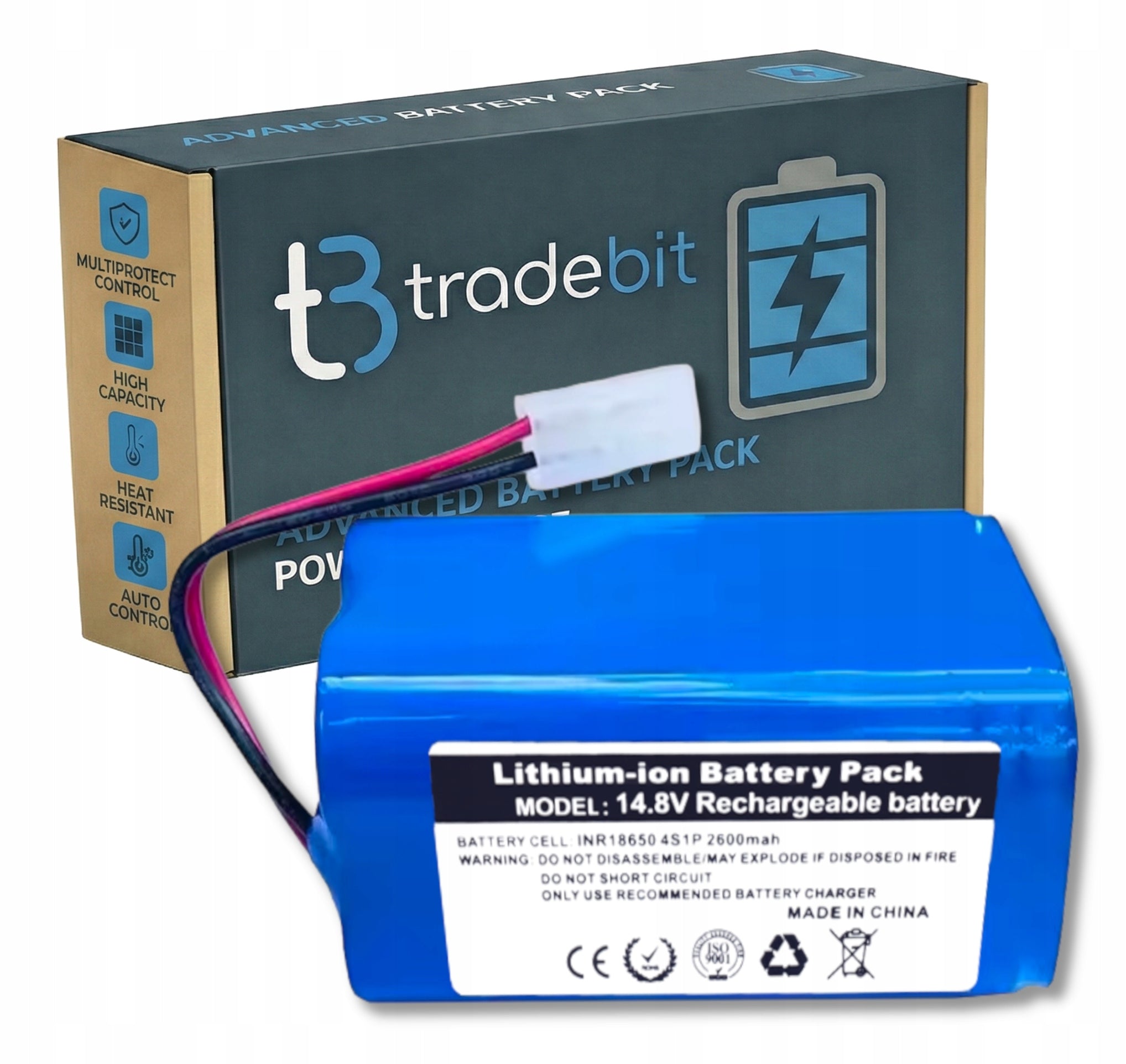 Battery for Tefal X-Plorer Series 20 40 60 S20 S40 S60 vacuum cleaner