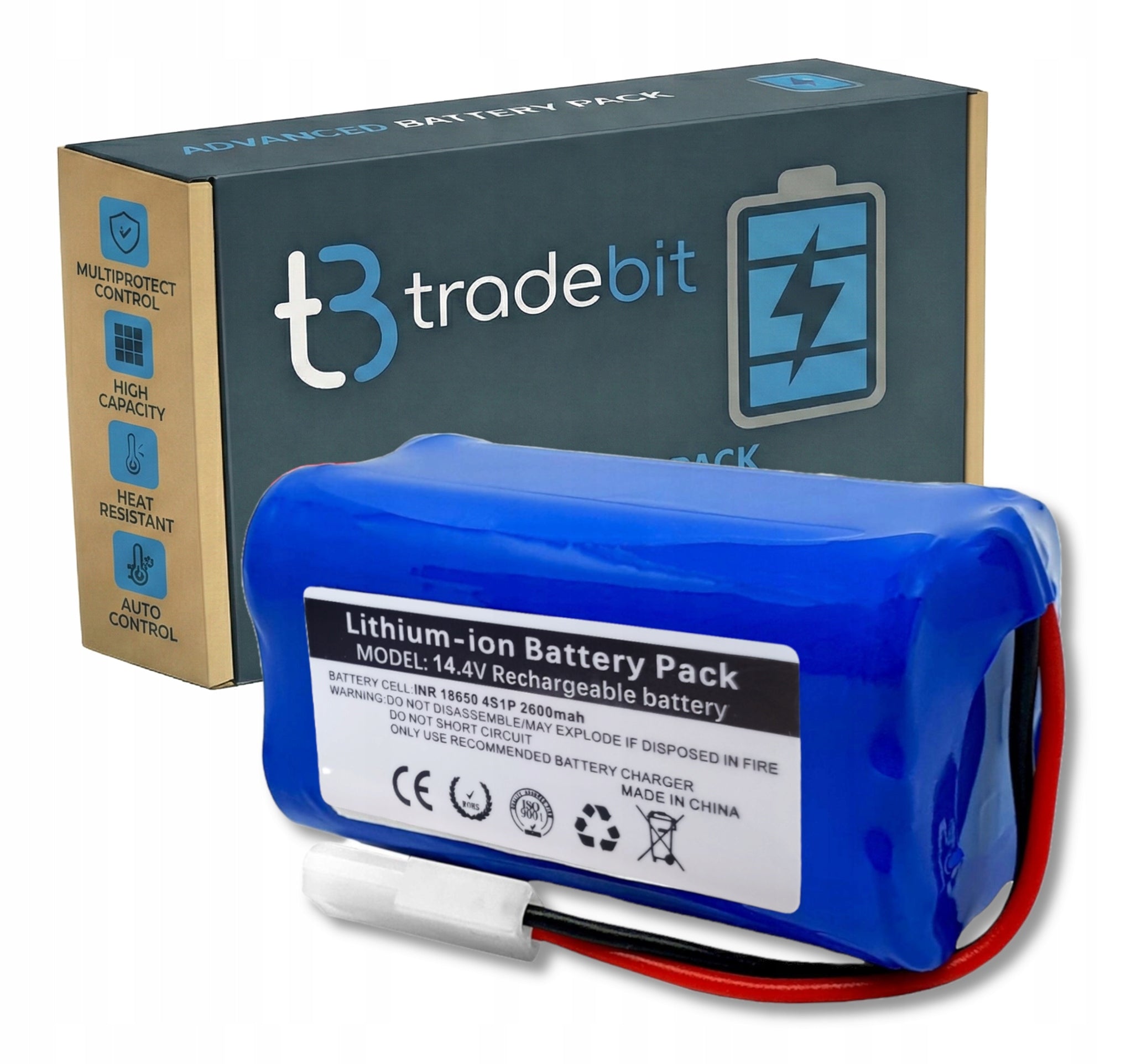 Battery for Tefal Xplorer Series 20 40 60 S20 S40 S60 vacuum cleaner
