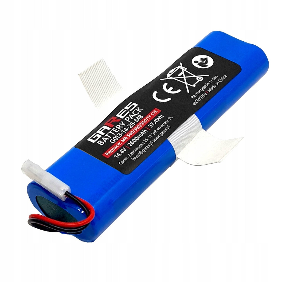 Battery for Tefal Xplorer Series 75 14,4V / 14,8V 2,6Ah Packaging status original