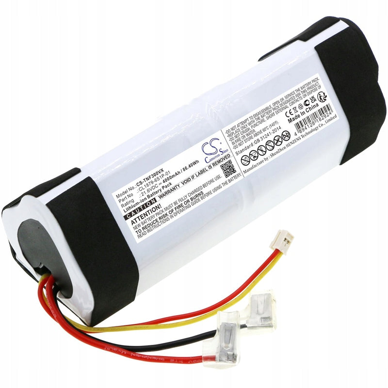 Battery for Tineco Floor one 1.0, Floor 2.0 Slim, iFloor 3, 4000 mAh, Li-Ion