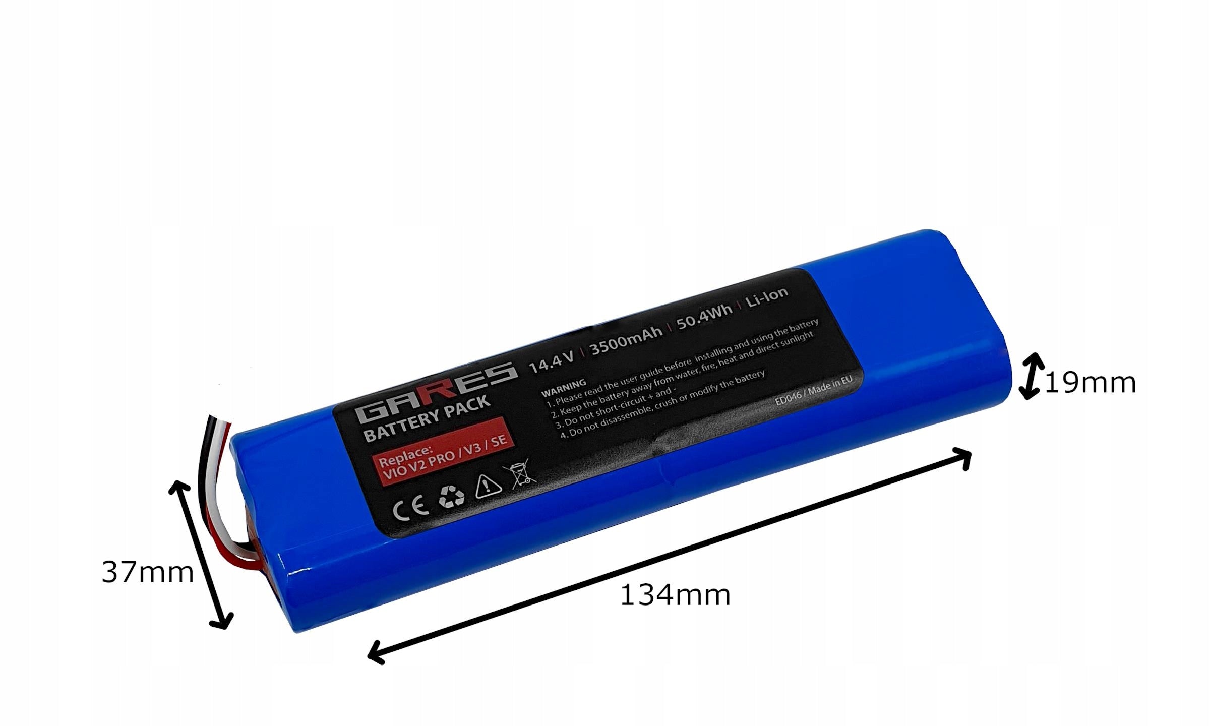 Battery for Viomi V2 PRO V3 SE STYTJ02YM Vacuum Mop Pro 14V 3,5Ah Batteries included yes