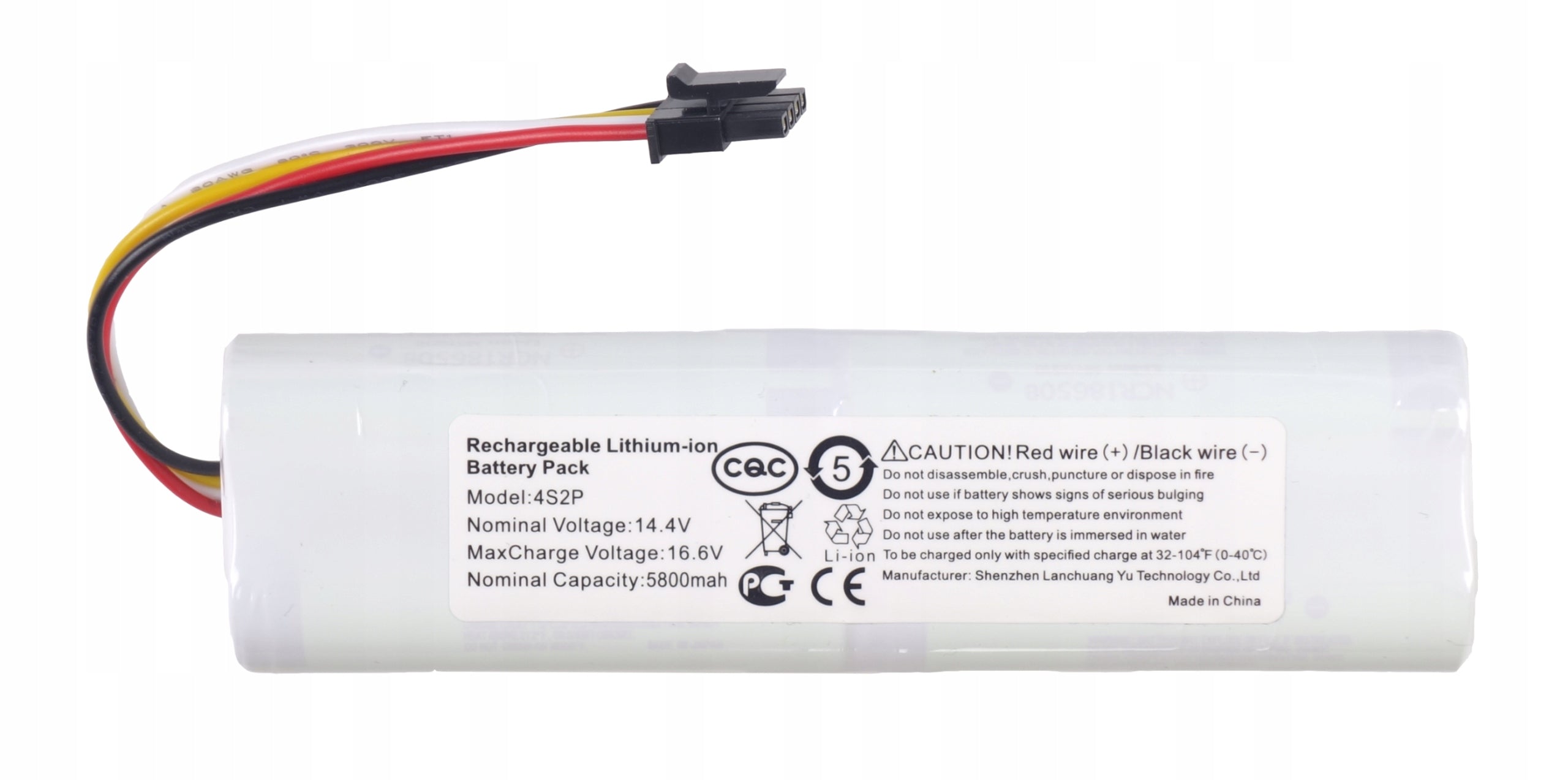Battery for Xiaomi Dreame D9 PRO F9 L10 14,4V 5,8Ah Li-Ion Packaging status original