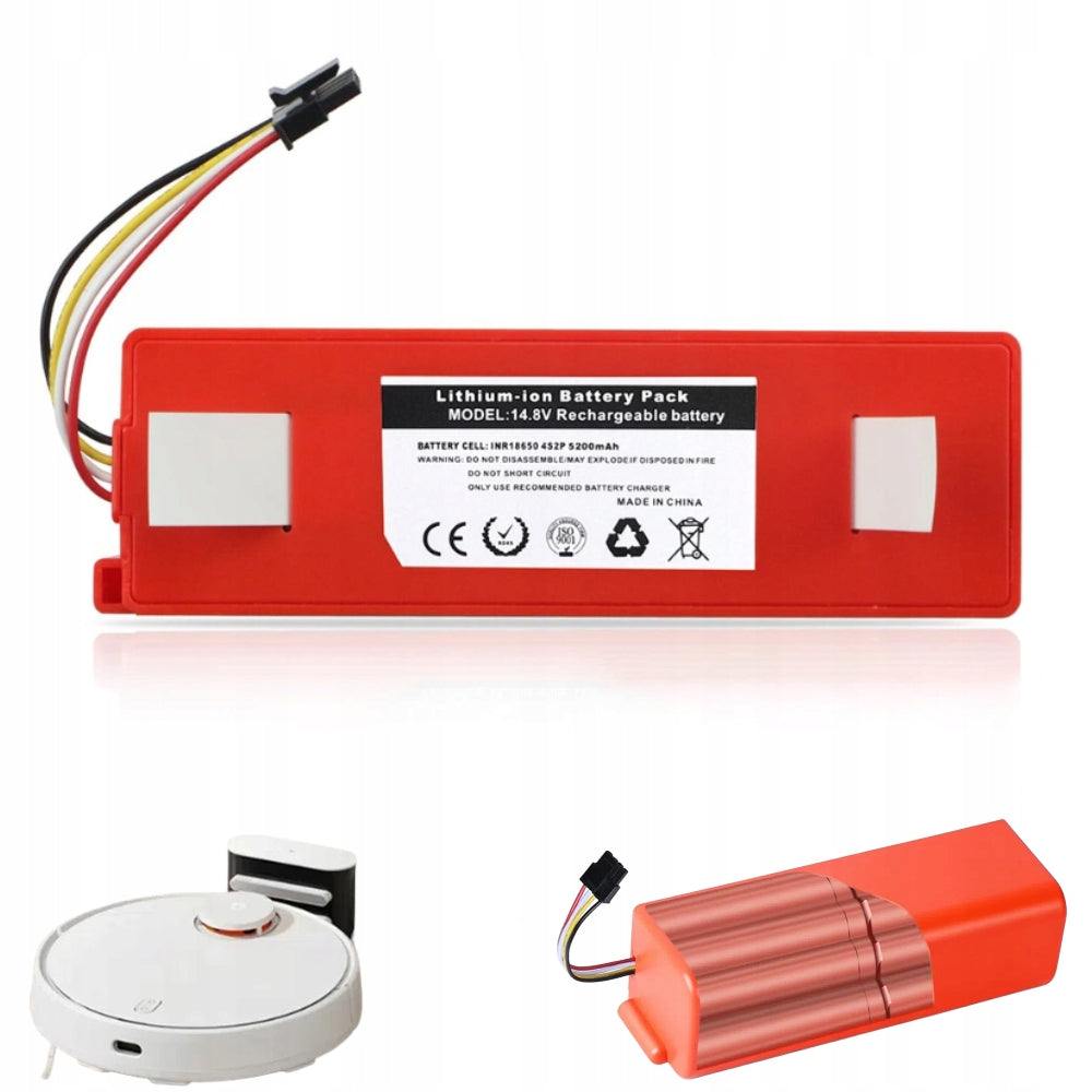 Battery for Xiaomi Roborock S50 S51 S55 5200mAh