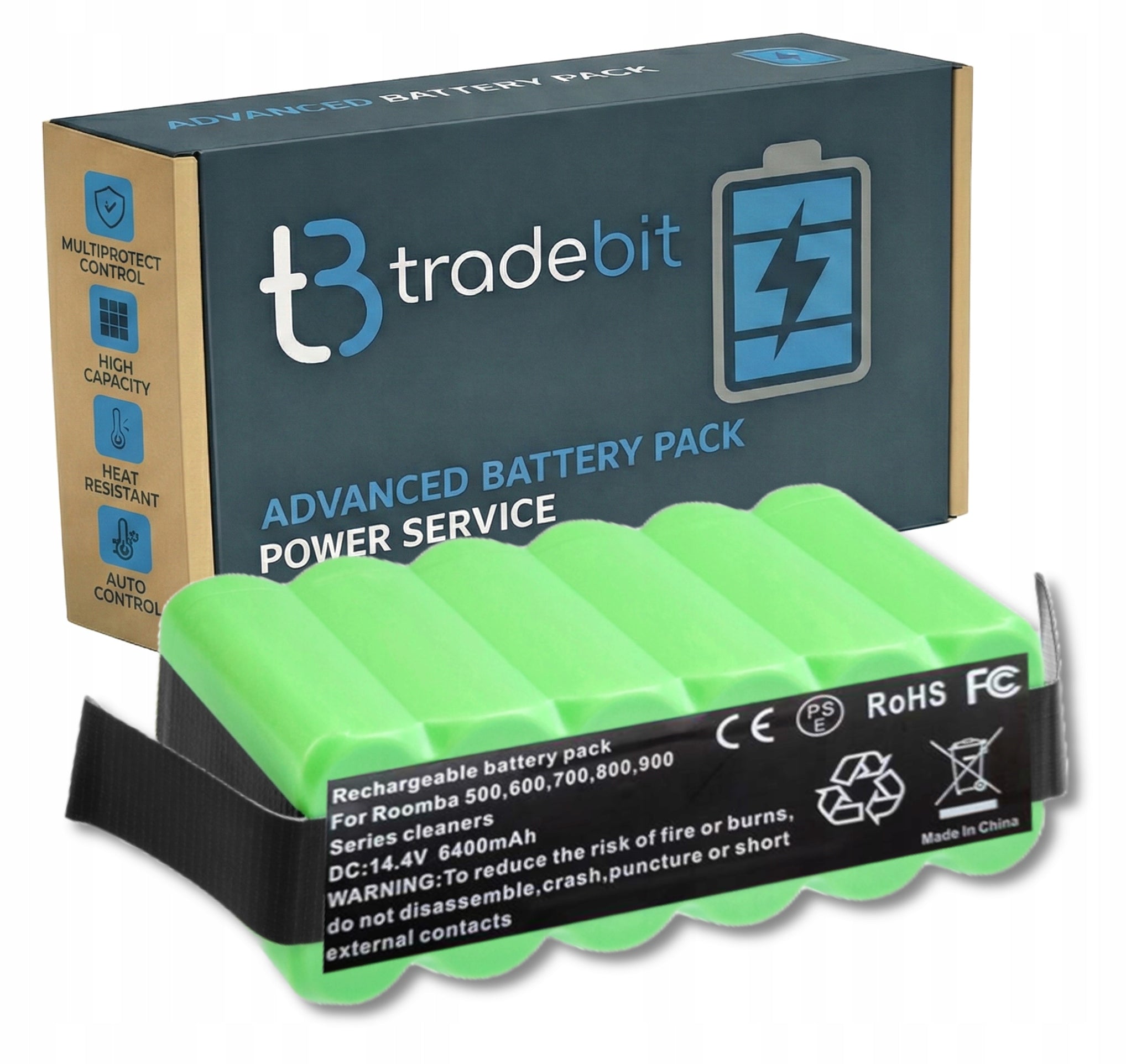 Battery for iRobot Roomba 500 600 625 700 800 900 14,4V 5000mAh vacuum cleaner