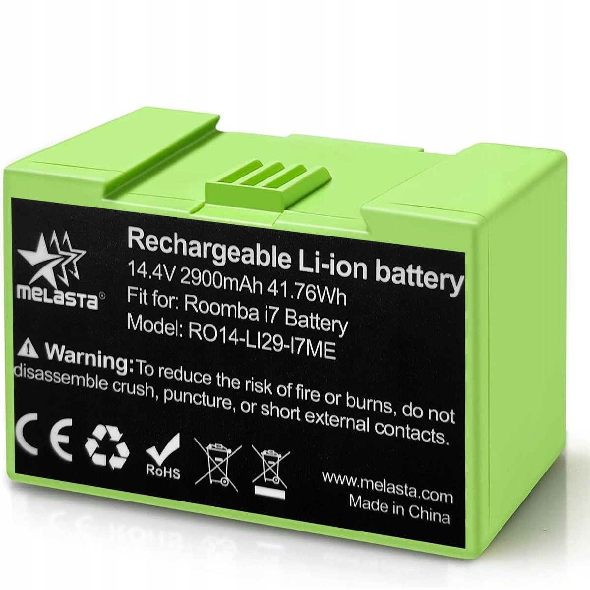 Battery for iRobot Roomba i7 i3 i4 e5 e6 2900mAh 14.4V Li-ion Manufacturer code 4048889756669