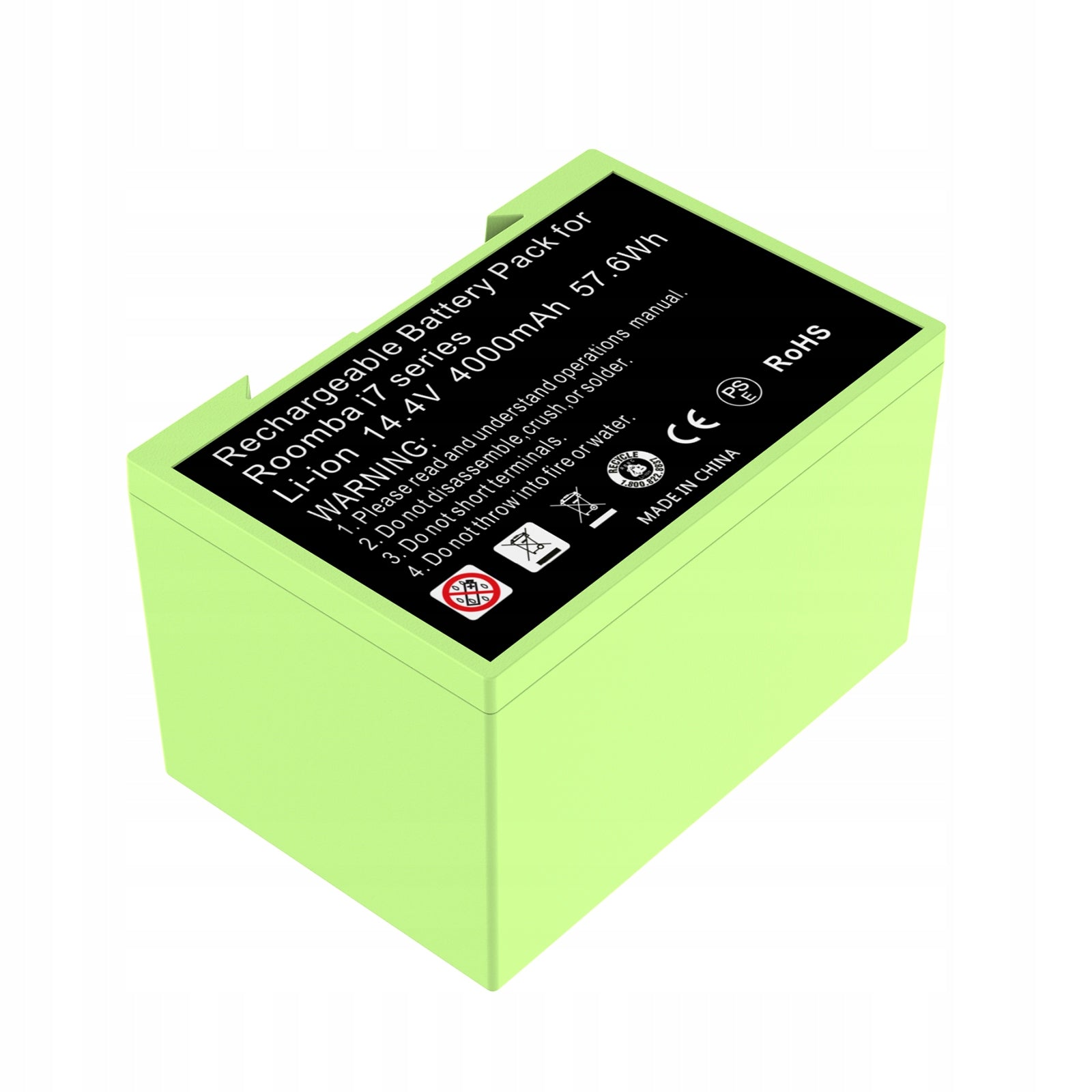 Battery for iRobot Roomba i7 i7+ i3 i3+ i4 i4+ 4624864 ABL-D1 14.4V Manufacturer code S-T00371012