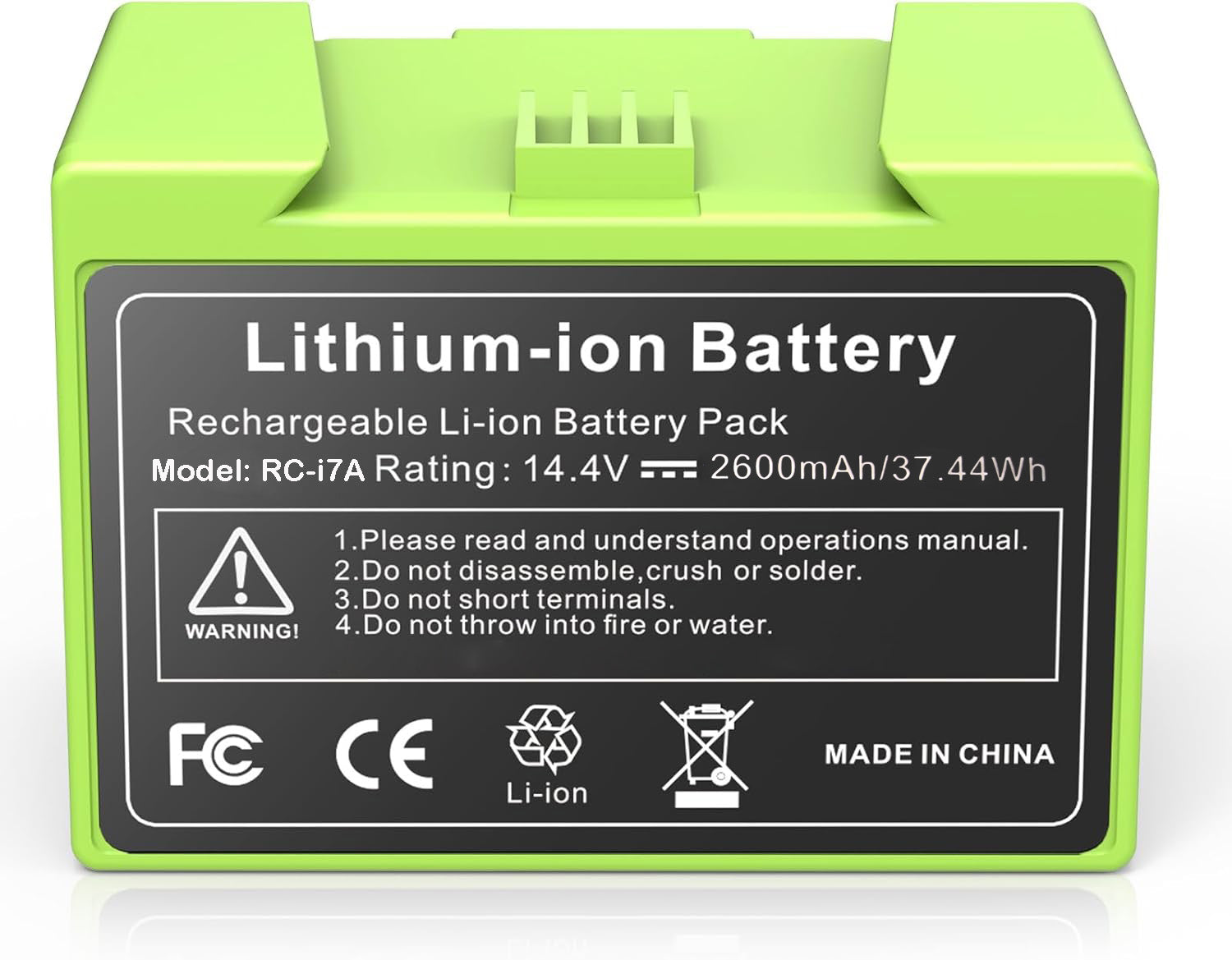 Battery for iRobot i7 i7+ i8 e5 e6 i3 i3+ i4 Roomba e5 5150 e55150 2,6Ah