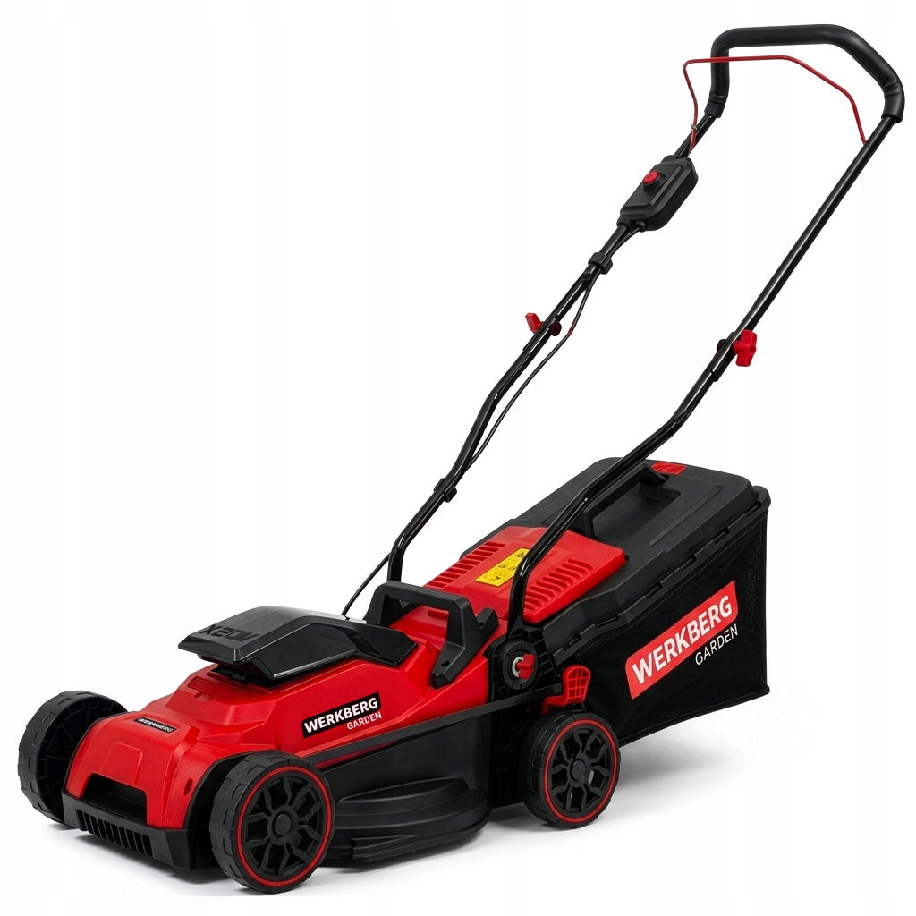 Battery mower POWERFUL 33 CM 2xAKU 4.0Ah mulching 32L charger Packaging status original