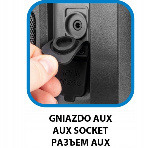 Battery-network construction radio Graphite Energy+ 18V without battery Additional information compatible with specific brand batteries