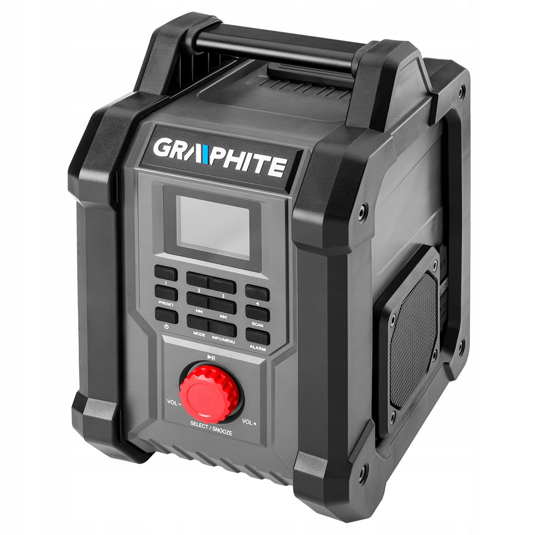 Battery-network construction radio Graphite Energy+ 18V without battery