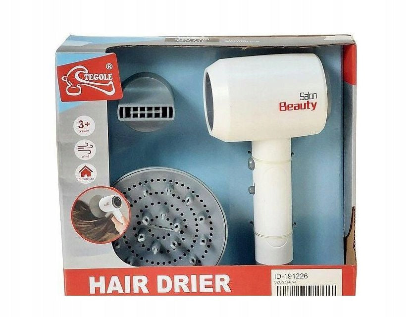 Battery operated hair dryer with Adar tips
