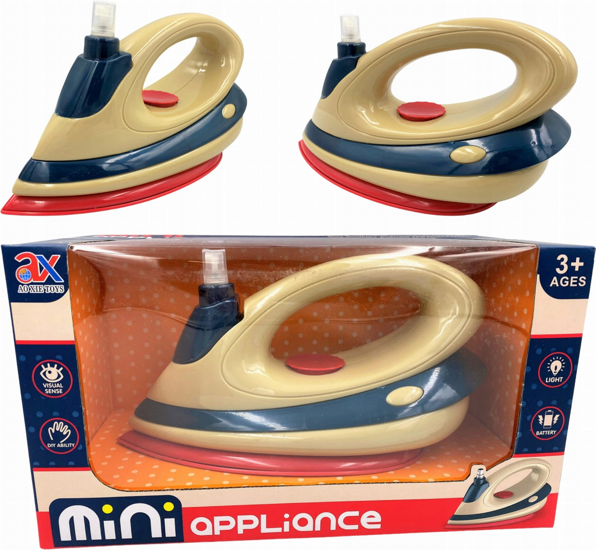 Battery operated iron with washer function EAN (GTIN) 5905698294005