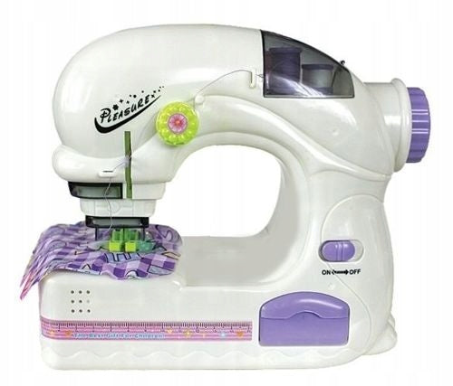 Battery-powered sewing machine for children