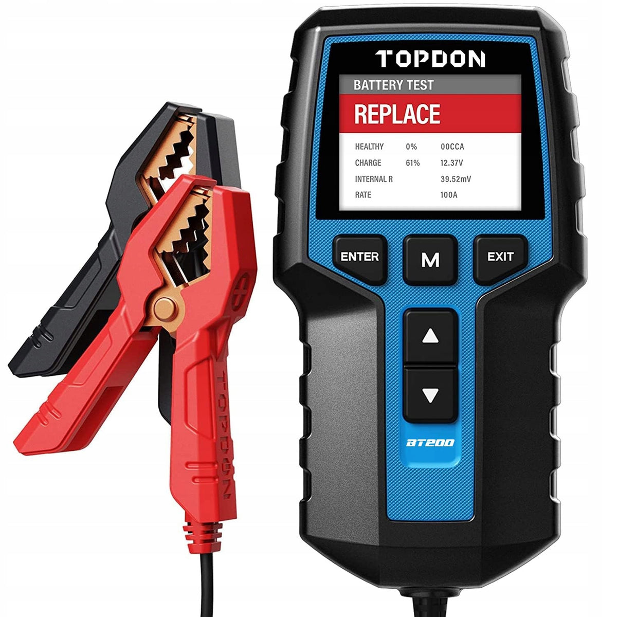 Battery tester TOPDON BT200 12V 24V 100-2000 CCA 12V and 24V, Manufacturer code 0810139302933