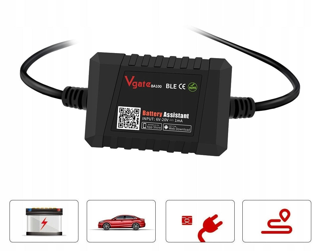 Battery tester VGATE BA100 iOS ANDROID Brand Vgate