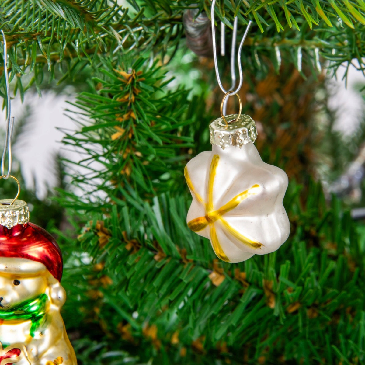 Bauble 8 pcs set of glass Christmas tree fittings bauble glass figurine Packaging status original