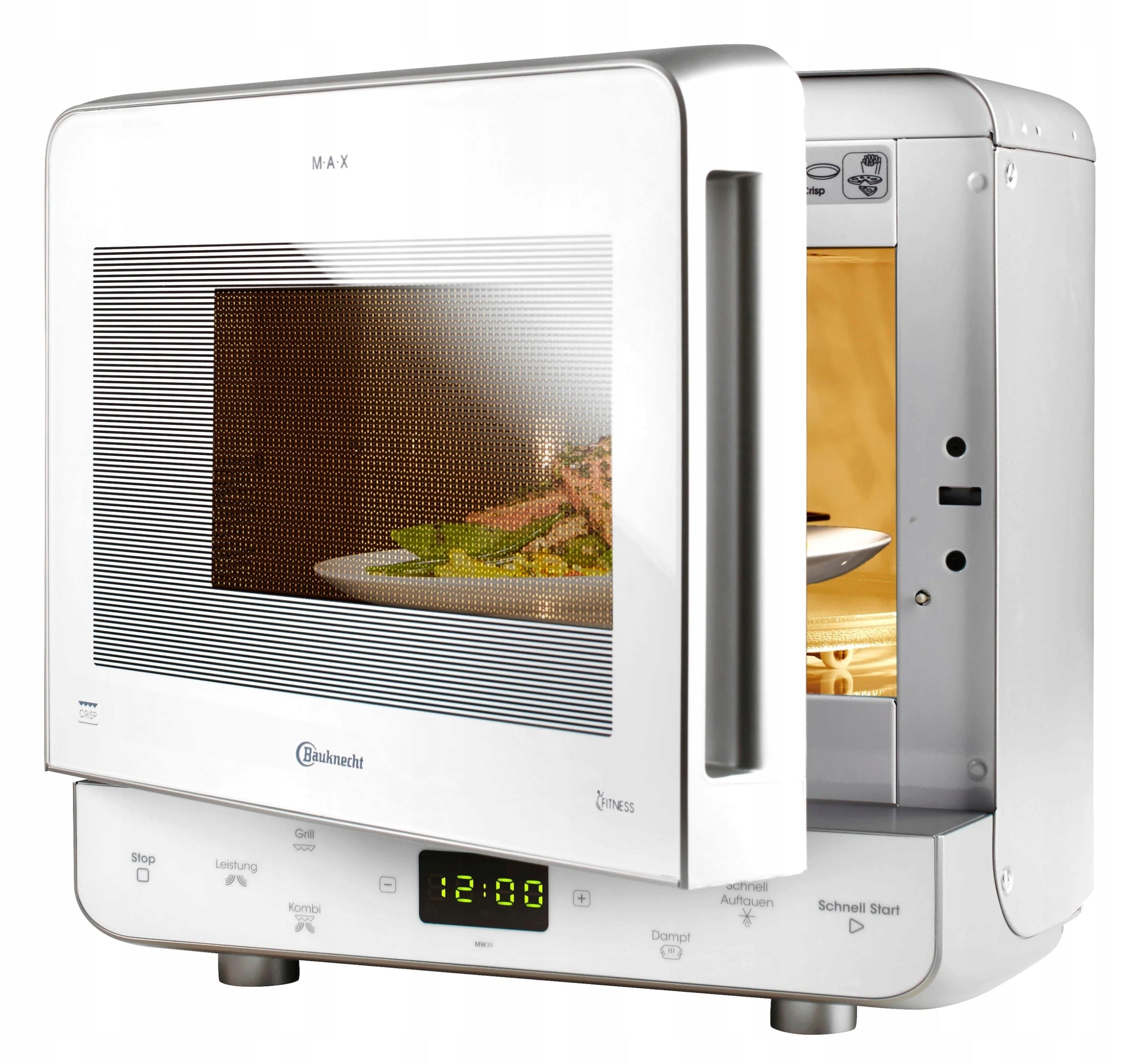 Bauknecht MW 39 WSL Microwave with Grill Function Crisp Compact 13l Packaging status original