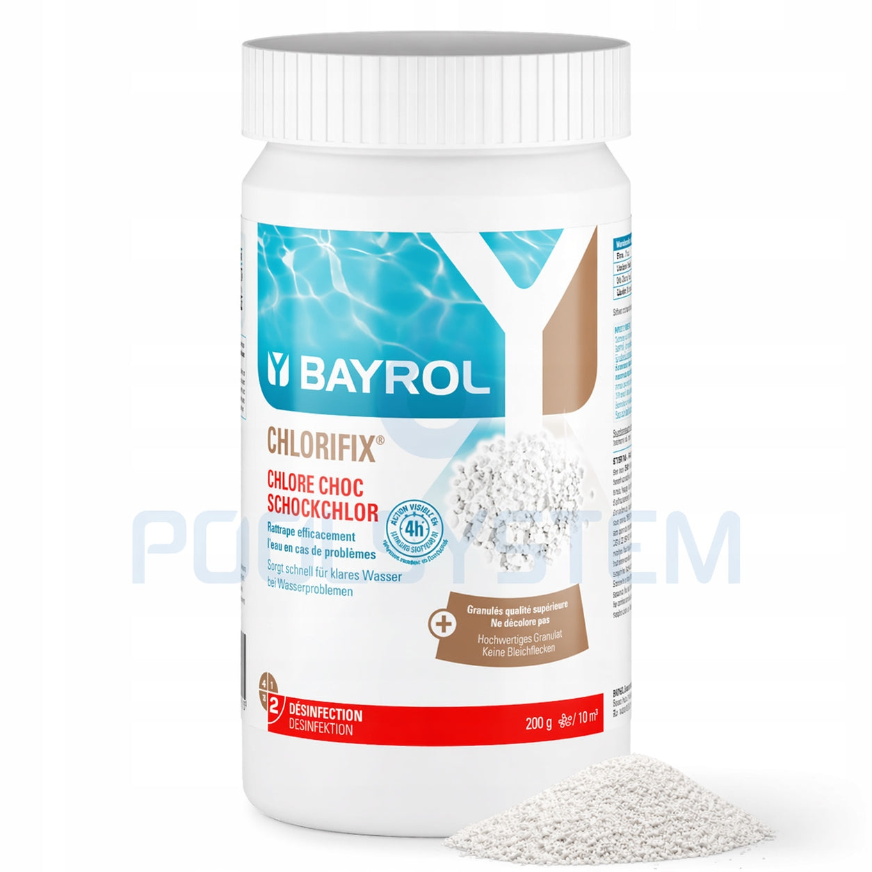 Bayrol Chlorifix shock disinfection of swimming pools 1kg