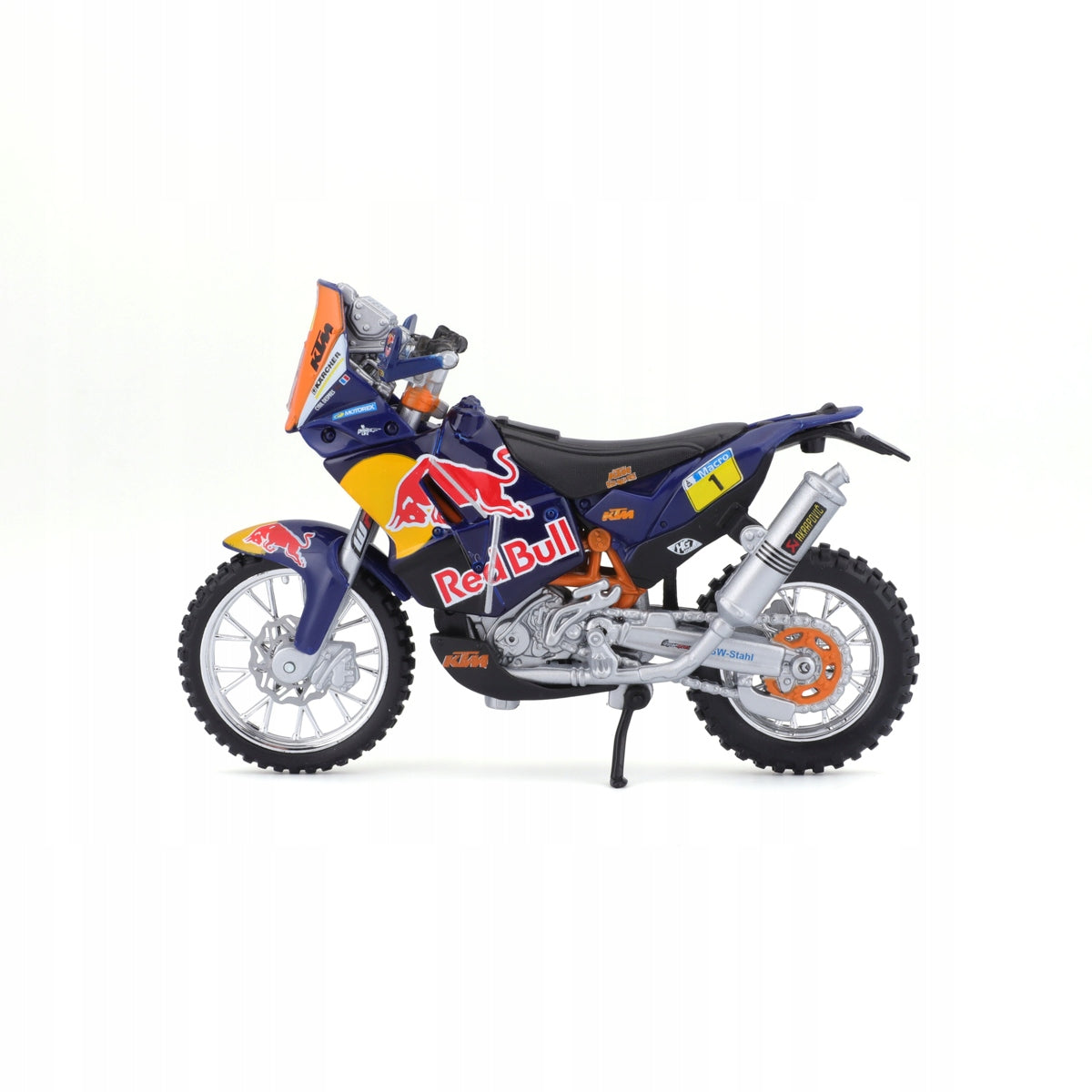 Bburago - Motocykl Red Bull KTM Factory Racing, KTM 450 Rally - Dakar, 1:18 Brand Bburago