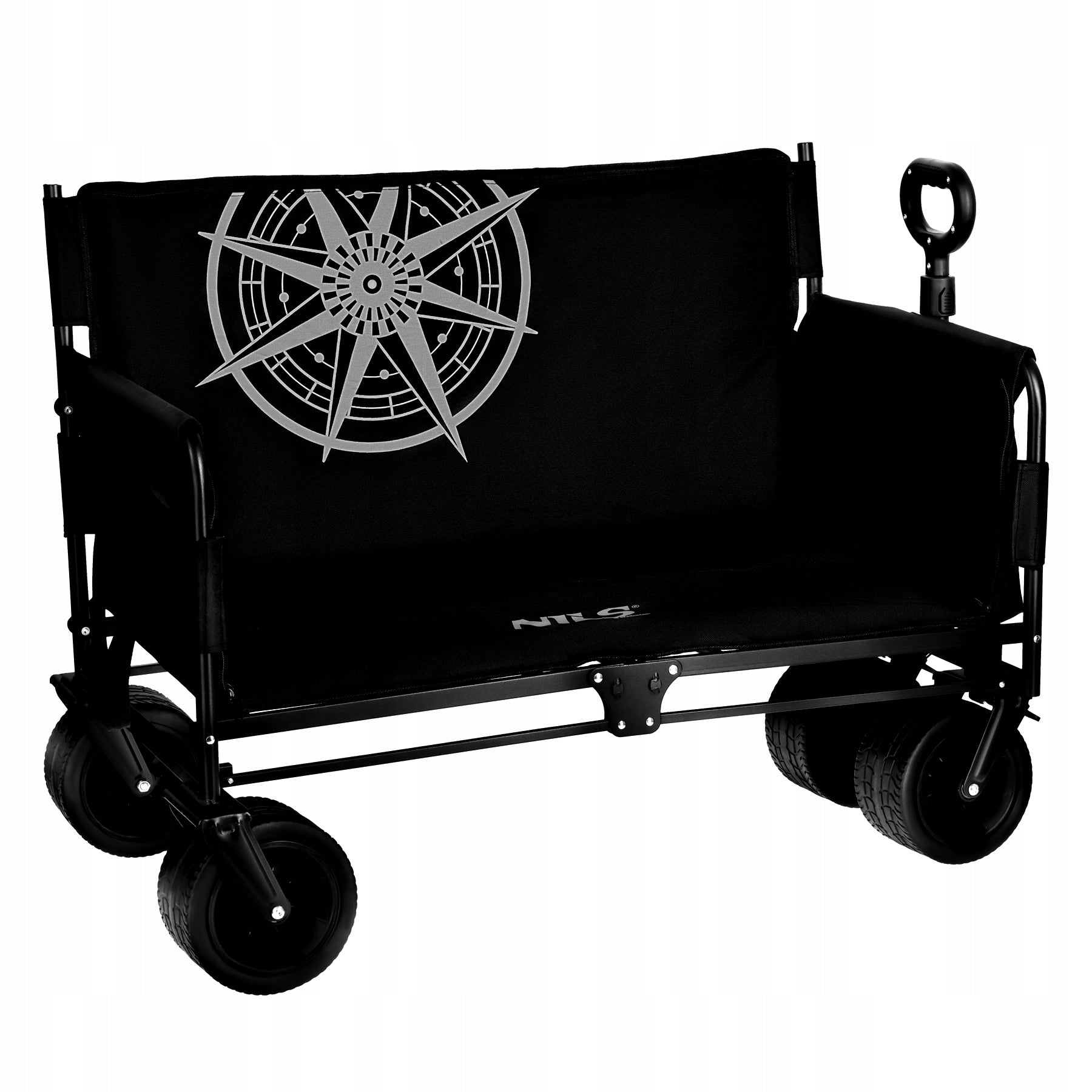 Beach Cart NILS CAMP 140L With Seat Function Steel Up to 120 kg Capacity 140 l