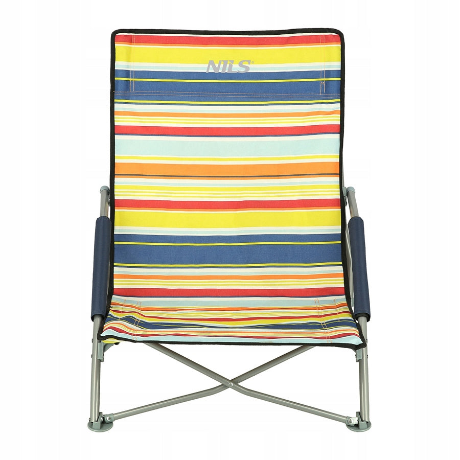 Beach Garden Sun Lounger Folding Hiking Chair For Garden + Cover Brand Nils Camp
