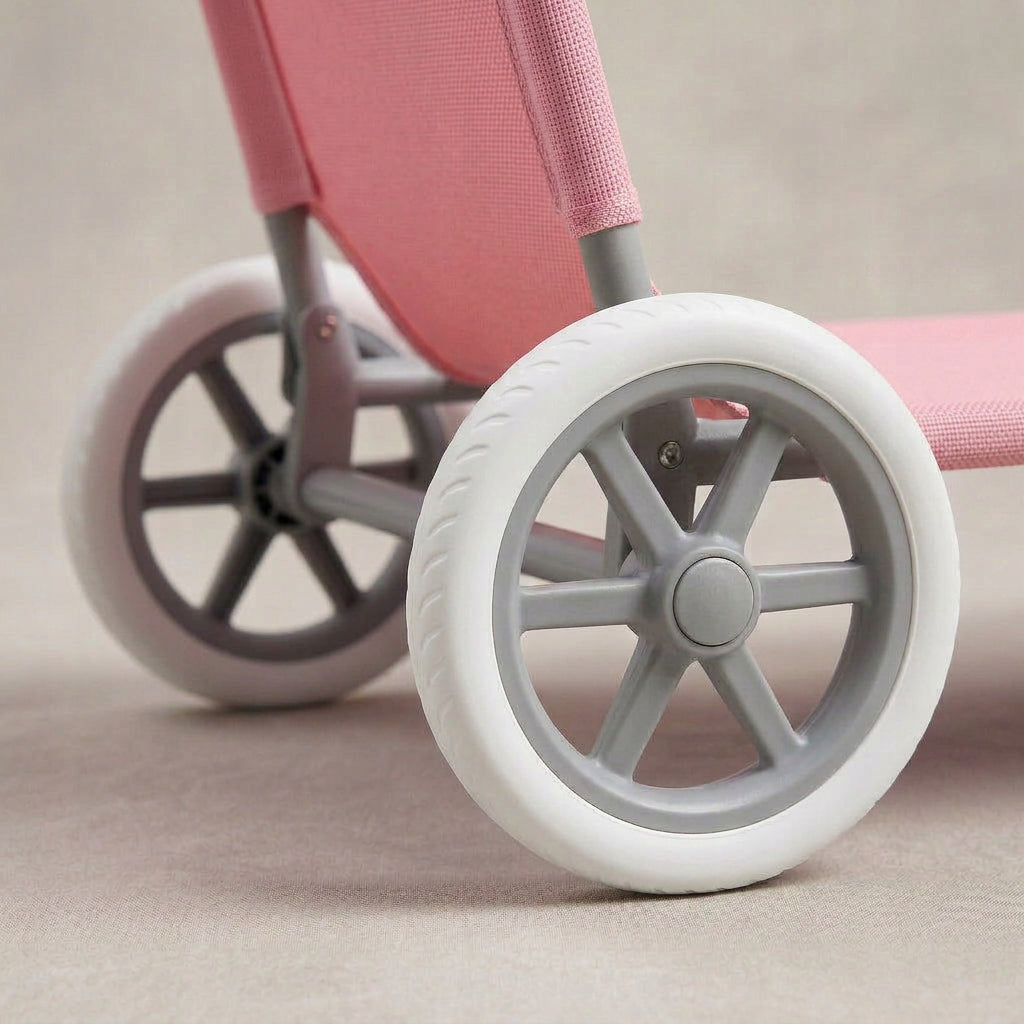 Beach Lounger 2in1 PINK Trolley with Canopy Wheels Cushion YS-34 Manufacturer code IdealGarden