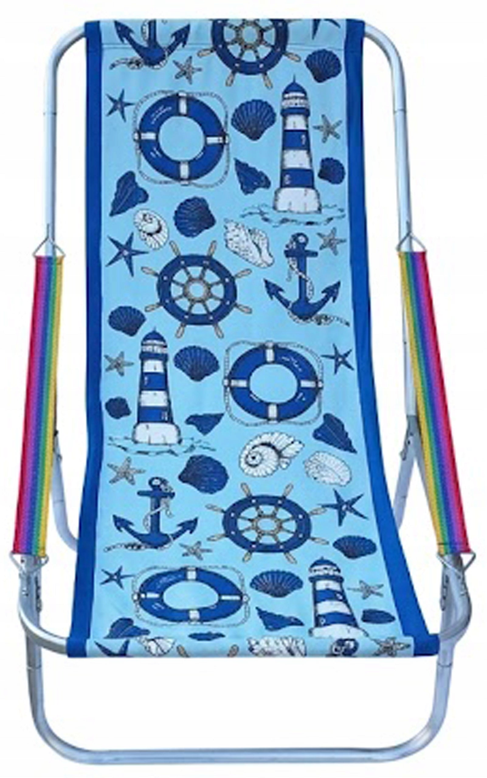 Beach Lounger Folding For Bag Lightweight Hiking Up To 150kg Aluminum Strong Manufacturer code Lekki leżak plażowy składany do torby Pas
